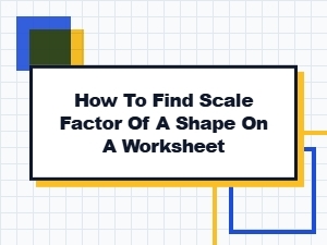 A Practical Guide to Identifying Scale Factors